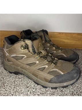 Merrell Moab 2 Mid Earth Mens Size 7M Outdoor Hiking Waterproof (MK261204)
